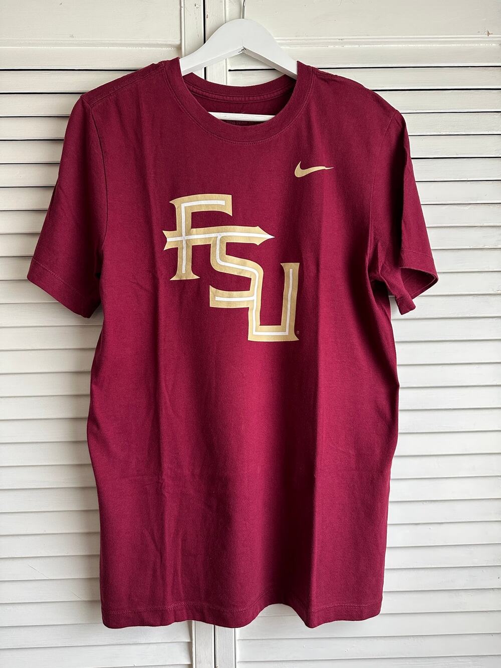 Nike The Nike Tee FSU Florida State Seminoles T-Shirt Small Maroon Gold NCAA